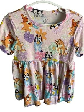 2T Little Snuggles Bamboo Bluey Outift